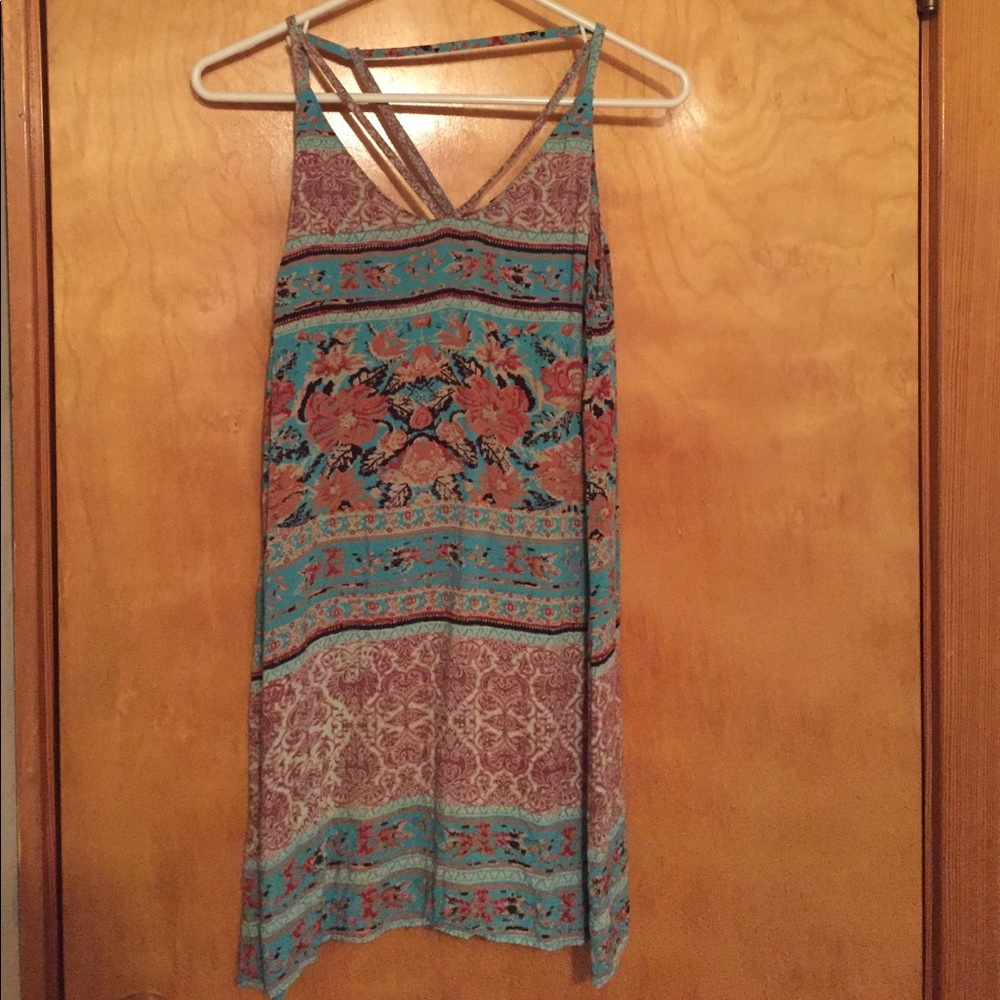 Multi colored sun dress